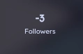 negative 3 followers